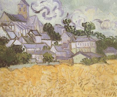 Vincent Van Gogh View of Auvers with Church (nn04) Spain oil painting art